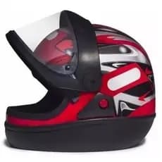 Capacete Fechado San Marino Taurus Grafic Vermelho