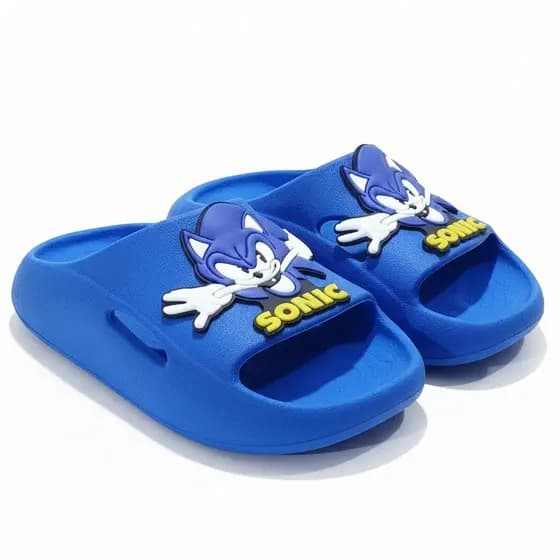 Chinelo Nuvem Infantil Masculino Leve e Confortável Slide de Menino