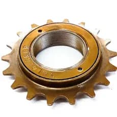 Catraca Bicicleta Roda Livre Bike 18 Dentes Esferada Dourada