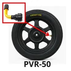 Bico Válvulas Curvado Para Pneu S/ Camara PVR 50