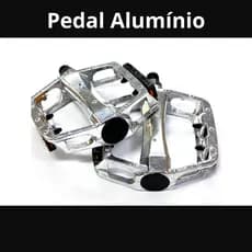 Pedal Alumínio 1/2 Rosca Fina Plataforma com Esfera