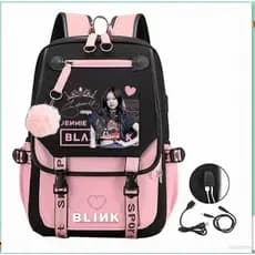 BLACKPINK GT2 moda homens mulheres mochila lazer tamanho grande sacos 5UZF
