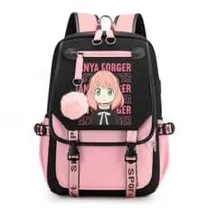 SPY × FAMILY Nova Grande Capacidade Multifuncional Anime Mochila Escolar para Meninas Lazer Ao Ar Livre Saco de Computador de Viagem ATDU