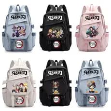 Demon Slayer Mochila Escola Bag Mulheres Homens Grande Capacidade Mochila Computador Bag Viagem Mochila Estudante Presente YZ8L