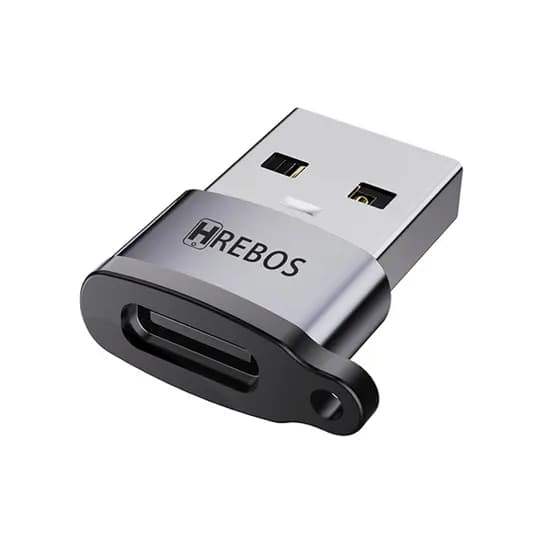 Adaptador USB Para USB-C Fêmea Para iPhone 11 12 13 14 15 Samsung Tipo C Hrebos Original Dados