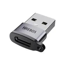 Adaptador USB Para USB-C Fêmea Para iPhone 11 12 13 14 15 Samsung Tipo C Hrebos Original Dados