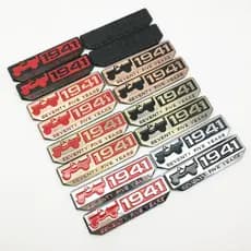 2pçs metal 1941 Setenta Cinco Anos Decalque De Emblema Para Jeep Renegade Compass Patriot Wrangler JK Rubicon Cherokee