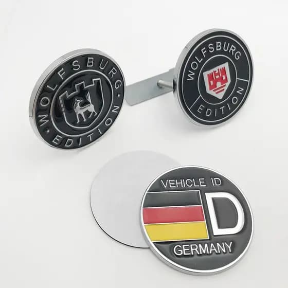 WOLFSBURG EDITION Logotipo Grelha Frontal Crachá De Carro Decoração Do Tronco Da Cauda Emblema Adesivo Auto Acessórios