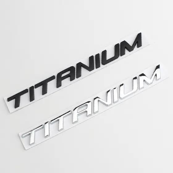 3d Metal Cartas Em Titânio Emblema De Do Carro Crachá Para Ford Focus 2 3 Fusion S Max Mondeo Mk4 Acessórios Adesivo