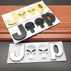 Metal 3D Para JEEP Premium Car Side Fender Traseiro Tronco Emblema Adesivo Decalques