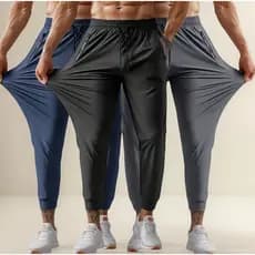Kit 3 Calças Dry Fit Seca Rapido Esportivo Academia seda seca Rapido joger dry fit masculina