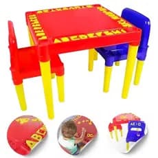 Mesinha Mesa Didática Infantil 2 Cadeiras Tritec - Envio Imediato - Brinde Lapis de Cor