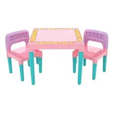 Mesinha Mesa Didática Infantil 2 Cadeiras Tritec - Feminina