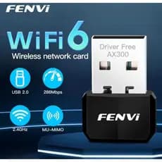 Adaptador USB Wifi 6 2.4GHz 286Mbps Fenvi Para Computador Notebook PC
