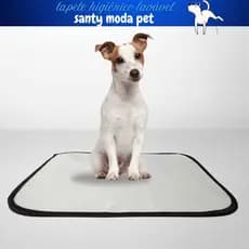 kit 3 tapete higiênico lavavel  cachorro/pet tam. 80 x 60, não vaza xixi impermeável