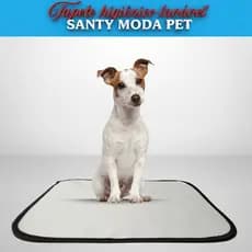 Santy Moda Pet Tapete Higiênico Lavável, reutilizável, lavável, durável, Tapete de piso para cães, 1 unidade