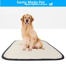 Kit 3 tapete higiênico lavável sanitário cachorro, GG. Tam. 100 x90. não vaza xixi, educador pet