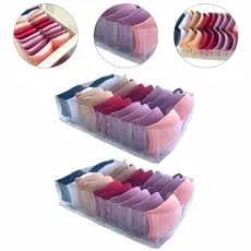 Kit 2 Colmeias Organizadoras Gavetas Closet Sutiã Chinelos 10x40x30cm