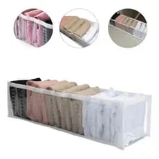 Colmeia Organizadora Gavetas Roupas Vb Home Varios Tamanhos Pp Com Viés Branco 10x40x10