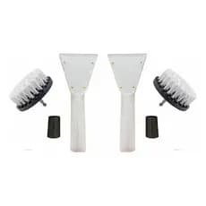 Kit 2 Bocal Bico Extratora Aspirador + Escova Limpeza Macia