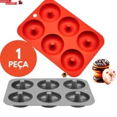 1 Forma De Silicone Para Rosquinhas E Donuts