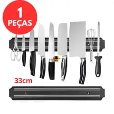 1 Barra Magnética para Facas Ferramentas Multiuso 33cm Facas Ferretas Chaves e mais