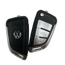 Chave canivete Volkswagen modelo cromado alarme pósitron