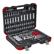 JOGO SOQUETE SEXTAVADO 1/4 3/8 1/2 172 PEÇAS GEDORE RED