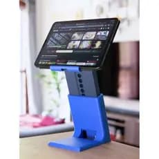 ​Suporte de Mesa Ergonômico Ajustável para Celular e Tablet - Base Reforçada de Alta Qualidade