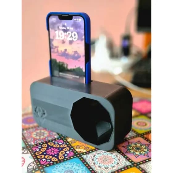 ​Amplificador De Som Natural Para Celular Suporte De Mesa Acústico Caixa De Som Passiva Portátil Sem Bateria Universal