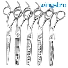 Tesoura De Desbaste Profissional Para Salão De Barbeiro De 6.5 Polegadas , Cabeleireiro Corte De Cabelo Uso Doméstico , Ferramentas E Acessórios De Penteado