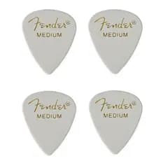 Kit 04 Palhetas Fender 351 Thin - Medium Violão Guitarra