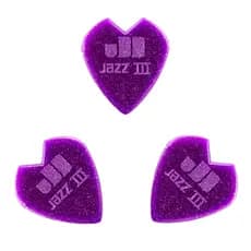 Palhetas dunlop Kirk Hammett signature jazz III 1.38mm - 03 unidades