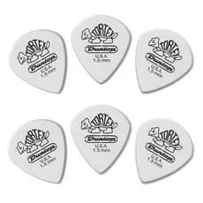 Palhetas Dunlop tortex jazz III 0.73mm 0.88mm 1mm 1.14mm 1.35mm 1.5mm - 06 unidades violao guitarra