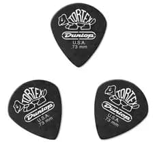 Palhetas Dunlop tortex jazz III XL black 0.73mm - 03 unidades violao guitarra