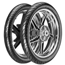 Par Pneu Moto Vipal 80/100-18 + 90/90-18 St600 Titan Fan Ybr Dianteiro + Traseiro