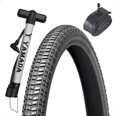Pneu Levorin Atacama aro 24 x 2.125 + Camara aro 24 + Bomba de ar Shiver bicicleta infantil scooter