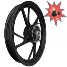 RODA TRASEIRA TITAN150 160 PE DE GALINHA COM ROLAMENTOS + BICO