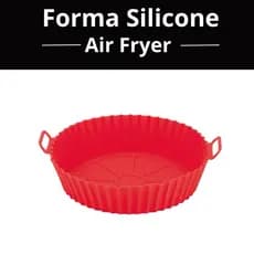 Forma de Silicone Para Airfryer Forno Microondas Fritadeira Assadeira - Reutilizável Premium - Envio Imediato vc