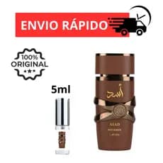 Perfume Árabe Masculino Asad Bourbon Lattafa Eau de Parfum 5ml