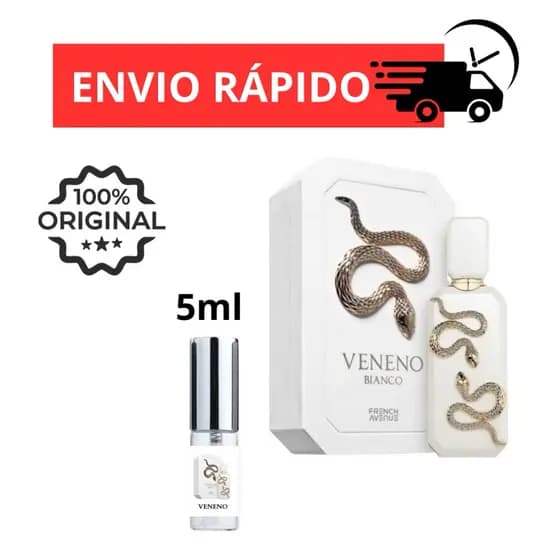 Perfume Árabe Feminino Veneno Bianco 5ml