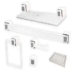 Kit Acessorio Mebuki 6 pcs Linea Supreme Branco CR