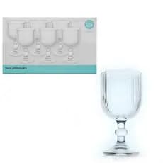 Cj 6 Tacas de Vidro Versalhes 340ml Lehavi
