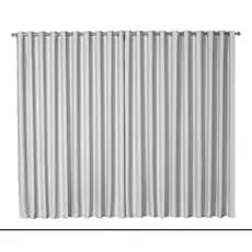 Cortina Oxford cinza De Sala/quarto 3,00x2,50