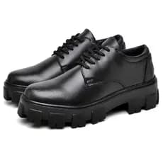 Sapato Mocassim Dubuy Oxford Feminino Tratorada Solado Preto Still 1410FG