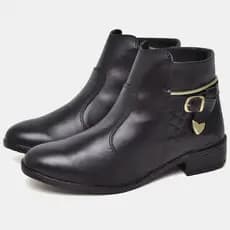 Bota Coturno Dubuy Feminina Cano Curto Preta 207FG
