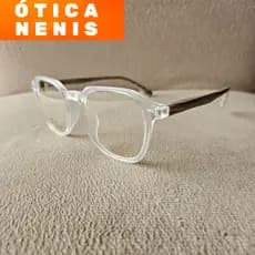 Armação para óculos masculina ou feminina unissex hexagonal várias cores modelo bw3406