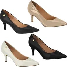 Sapato Scarpin Vizzano Original com NF Salto Medio Massagem Macio Ultraconforto 1185.702 1185702