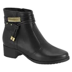 Bota Feminina Moleca Rasteira Baixa Promoção Moda Original com NF Estilo Montaria 5346108 5346.108