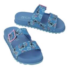 Sandália Slide Disney Summer Stitch Infantil Juvenil 23198 Original com NF Grendene Kids Infantil